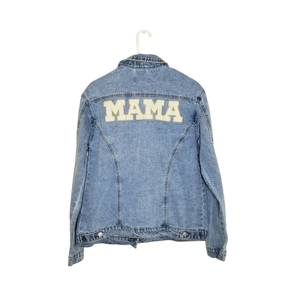 NWT "MAMA" Jean Jacket - Picture 5 of 9